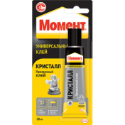 Клей прозрачный Момент-КРИСТАЛЛ 125мл (ш/б)/6шт./48шт. Клей прозрачный Момент-КРИСТАЛЛ 125мл (ш/б)/6шт./48шт.