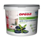 Краска ВД "Ореол" белосн. д/стен и пот.3,0кг/4 Краска ВД "Ореол" белосн. д/стен и пот.3,0кг/4