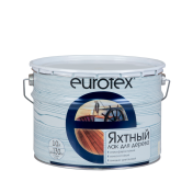 Лак яхтный EUROTEX полуматовый 10л