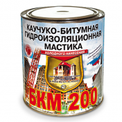 Мастика каучуко-битумная БКМ-200 2кг (нов.)/4шт.