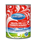 Эмаль "Расцвет" универсальная шоколадная 2,7 кг/6