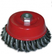 3491125 Щетка-крацовка "чашка" с гайкой, вит.провол.125мм/М14х2 3491125 Щетка-крацовка "чашка" с гайкой, вит.провол.125мм/М14х2