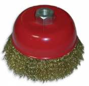 3499100 Щетка-крацовка "чашка" с гайкой, круч.провол.0,3мм 100мм/М14х2 3499100 Щетка-крацовка "чашка" с гайкой, круч.провол.0,3мм 100мм/М14х2