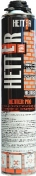 HETTER PRO пена монт. проф. всесезонная (600г) 1л