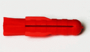 Дюбель универсальный нейлон трех-лепест 10х50 (красный) 500шт