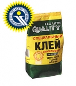 Клей QUALITY обойный виниловый 0,2кг/30шт. Клей QUALITY обойный виниловый 0,2кг/30шт.