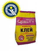 Клей QUALITY обойный ИНДИКАТОР 0,2кг/30шт. Клей QUALITY обойный ИНДИКАТОР 0,2кг/30шт.