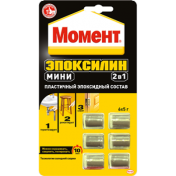 Клей Момент Эпоксилин мини 2в1, 30г/12