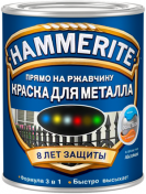 Краска HAMMER млт КОРИЧНЕВАЯ RAL 8017 0,75л