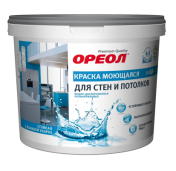 Краска ВДАК Ореол д/стен и пот. моющ. 3кг/4 Краска ВДАК Ореол д/стен и пот. моющ. 3кг/4