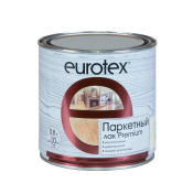 Лак паркетный EUROTEX-Premium глянцевый 0,8л/6шт.