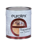 Лак паркетный EUROTEX-Premium глянцевый 2,5л/3шт. Лак паркетный EUROTEX-Premium глянцевый 2,5л/3шт.