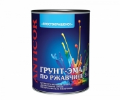 Грунт - эмаль по ржавчине 3в1 "Простокрашено" кр.-корич 0,9кг/14