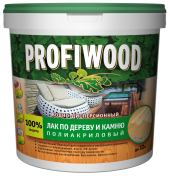 Лак по дереву и камню PROFIWOOD ВД глянцевый 2,2кг/4шт Лак по дереву и камню PROFIWOOD ВД глянцевый 2,2кг/4шт