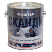 Акватекс СКАНДИ (кроющий антисептик д/дер.) ИМБИРЬ 2,5л