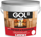 Exp.141-3 Краска для печей и каминов GOLexpert (3кг) БЕЛАЯ