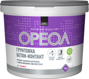 Грунтовка Бетон-контакт "Ореол" вд полиакрил. для нар. и внут. работ 12кг