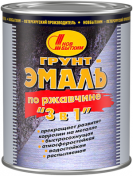 НБХ Грунт-Эмаль по ржавчине 3 в 1 красно-кор. RAL 3009 1л/12шт.